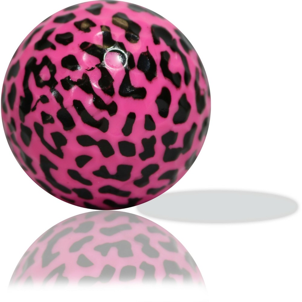 Pink Leopard Print Golf Balls 12 pack - Great Gift Idea!