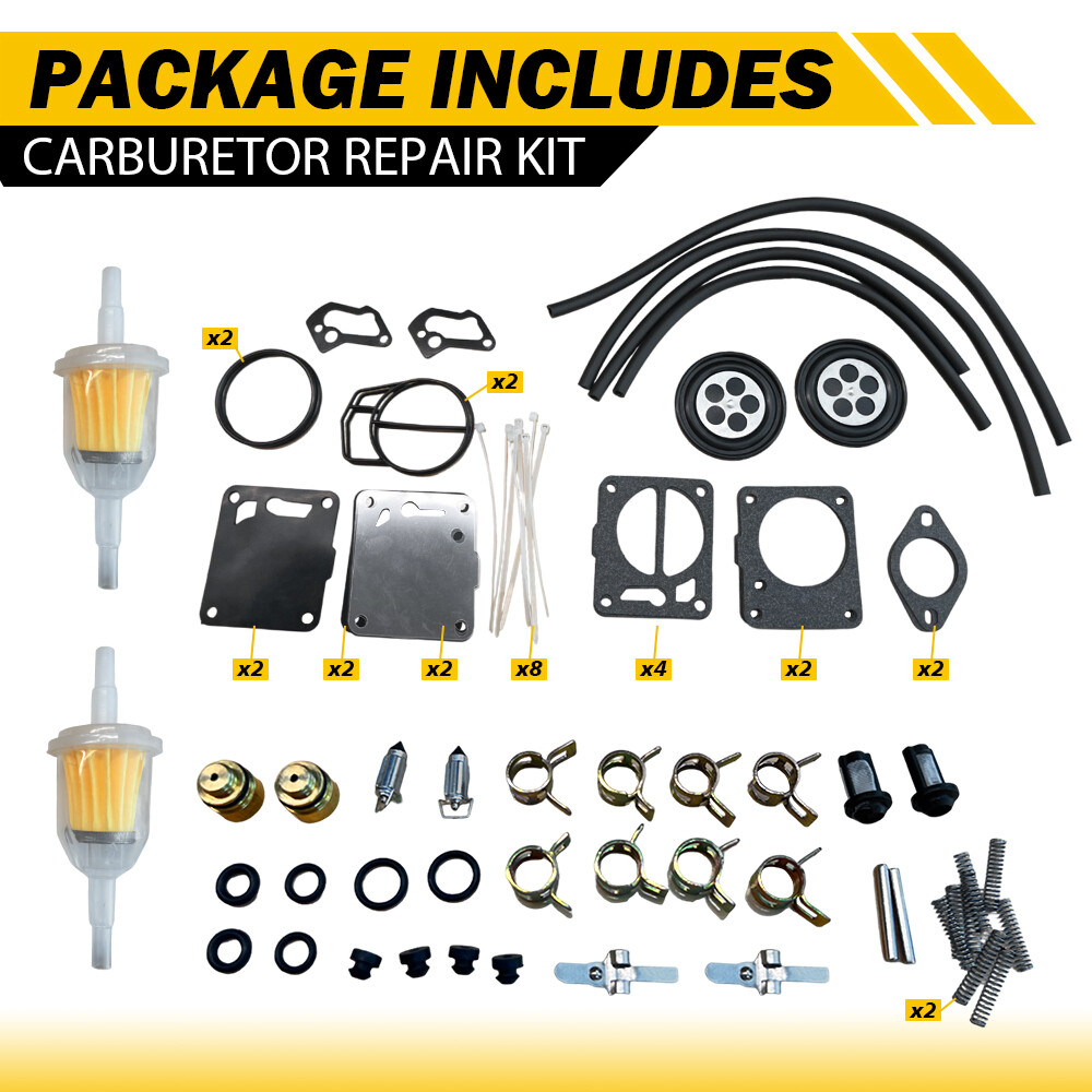 Dual Carb Carburetor Rebuild Kit Fit Sea-Doo 587 717 787 SP SPI SPX HX XP GTX