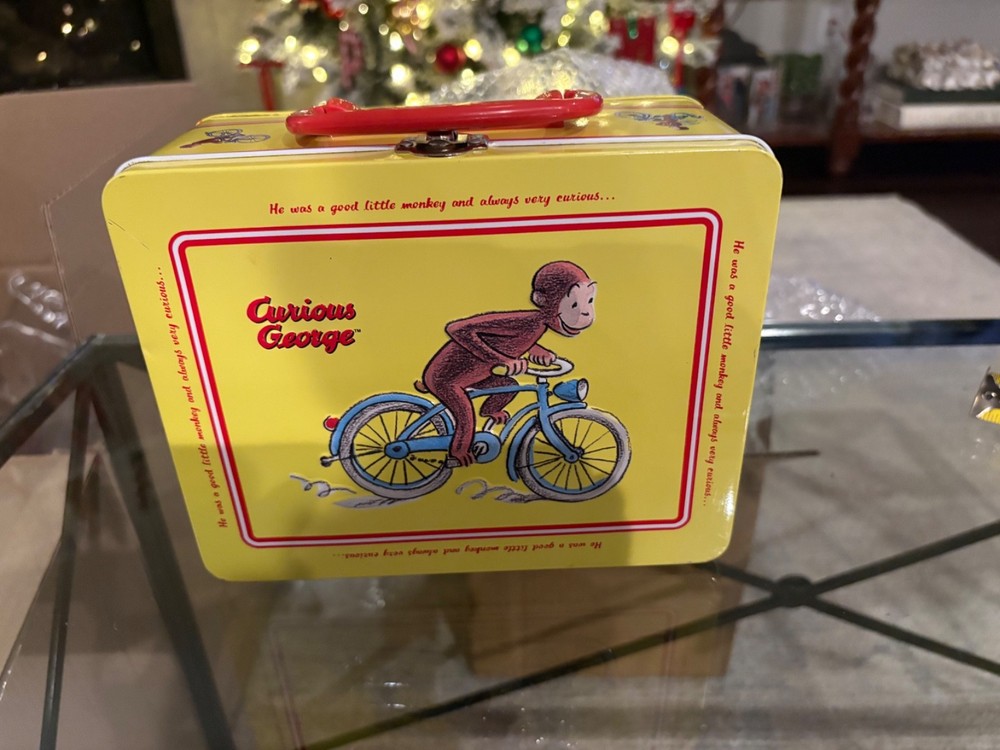 2006 Schylling Curious George Keepsake Tin Lunchbox NOS