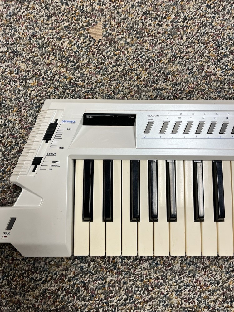 Casio AZ-1 Keytar MIDI Controller White 37 Keys Keyboard 1980s AS IS- READ!!!