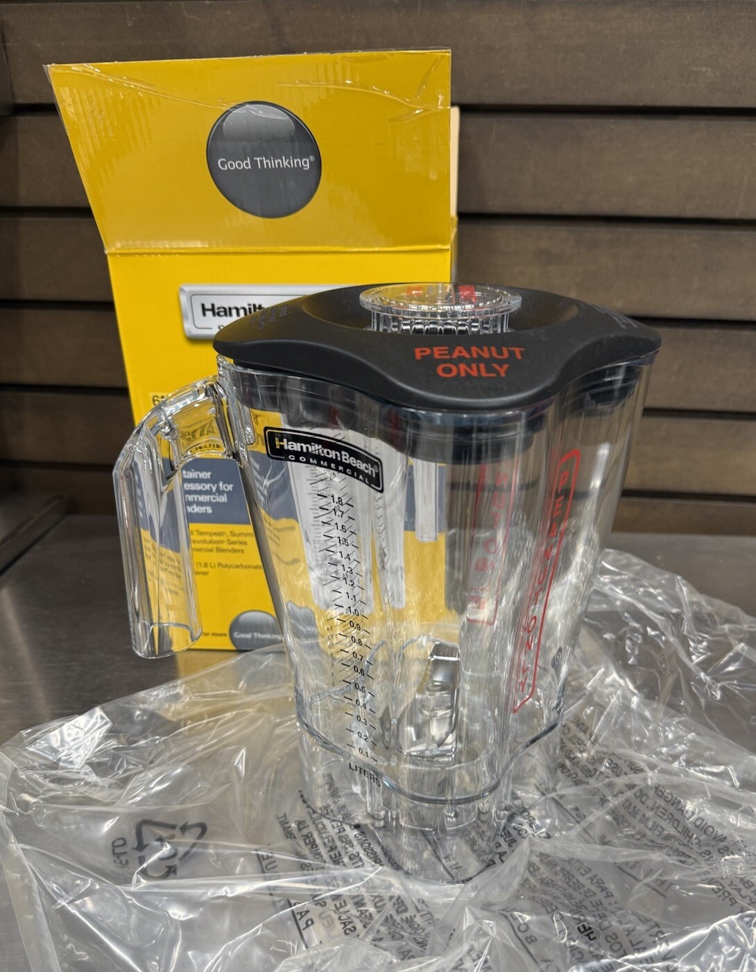 Hamilton Beach 6126-650-P PEANUTS ONLY Blender Container Assembly 64oz NEW