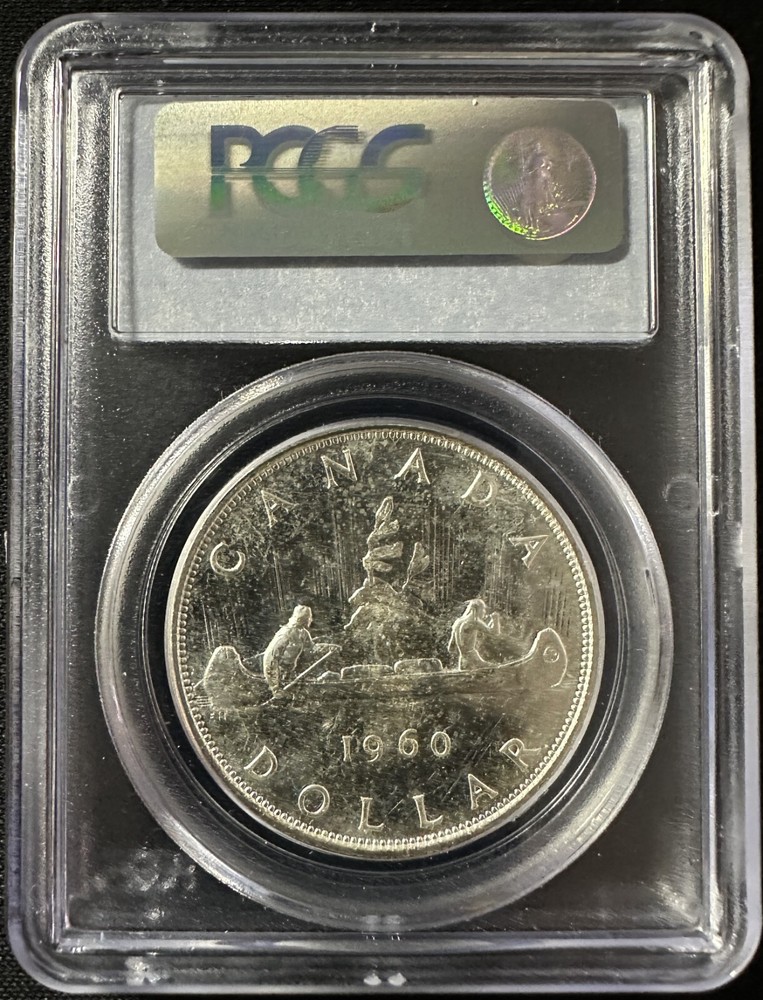 Canada - 1960 Silver Dollar - PCGS MS63 - REFLECTIVE & CHOICE SURFACES!