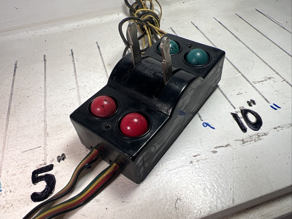 American Flyer Illuminated Switch Controller - 720A - Tested, All Bulbs Work