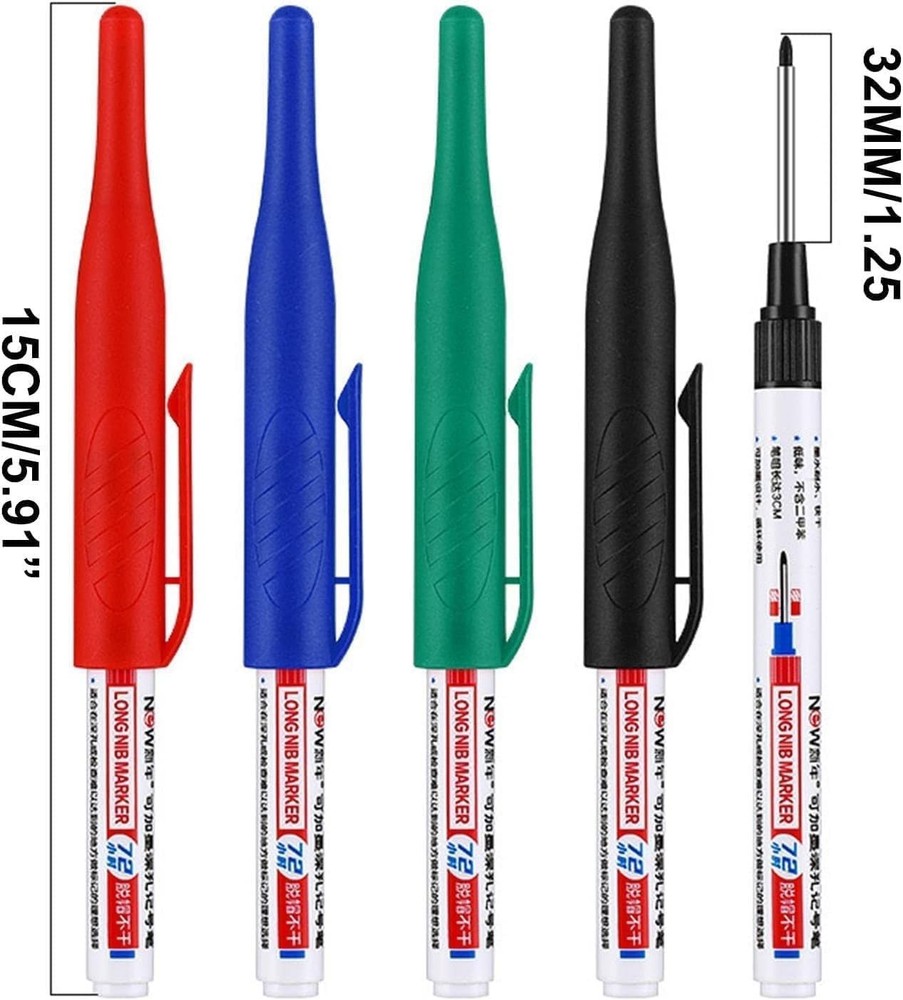 Waterproof Multi Color Marker Pens Set for Precise Marking in Various Projects