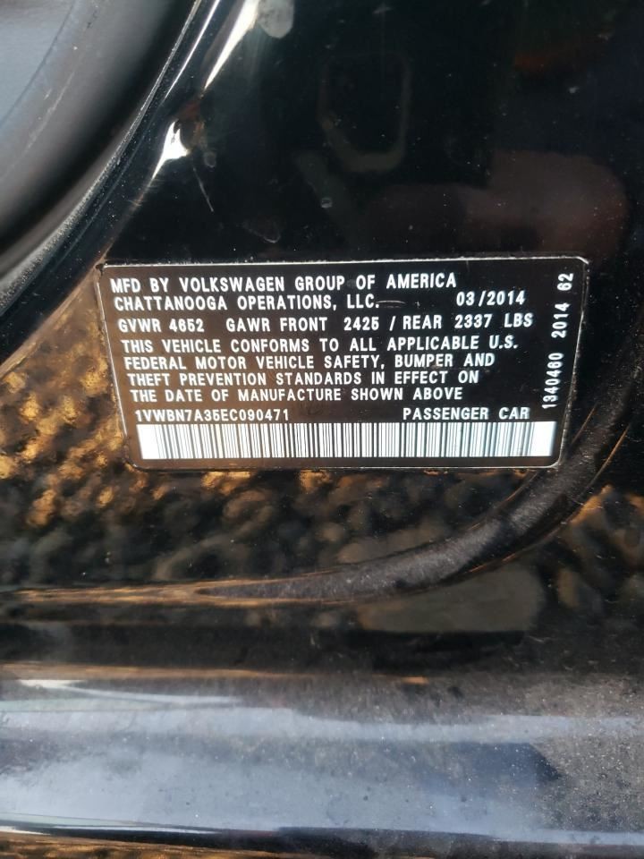 PASSAT 2014 Glove Box 4676354
