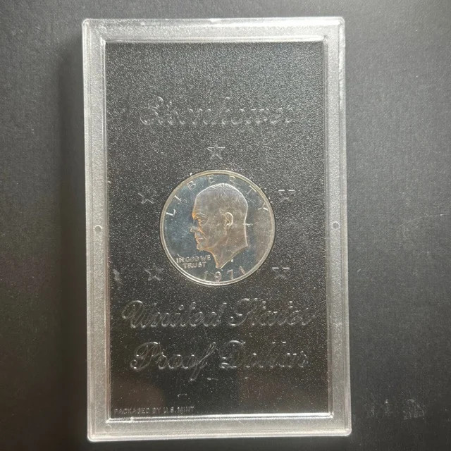 1971-S Eisenhower Silver Dollar Proof 40% Silver Uncirculated U.S. Mint