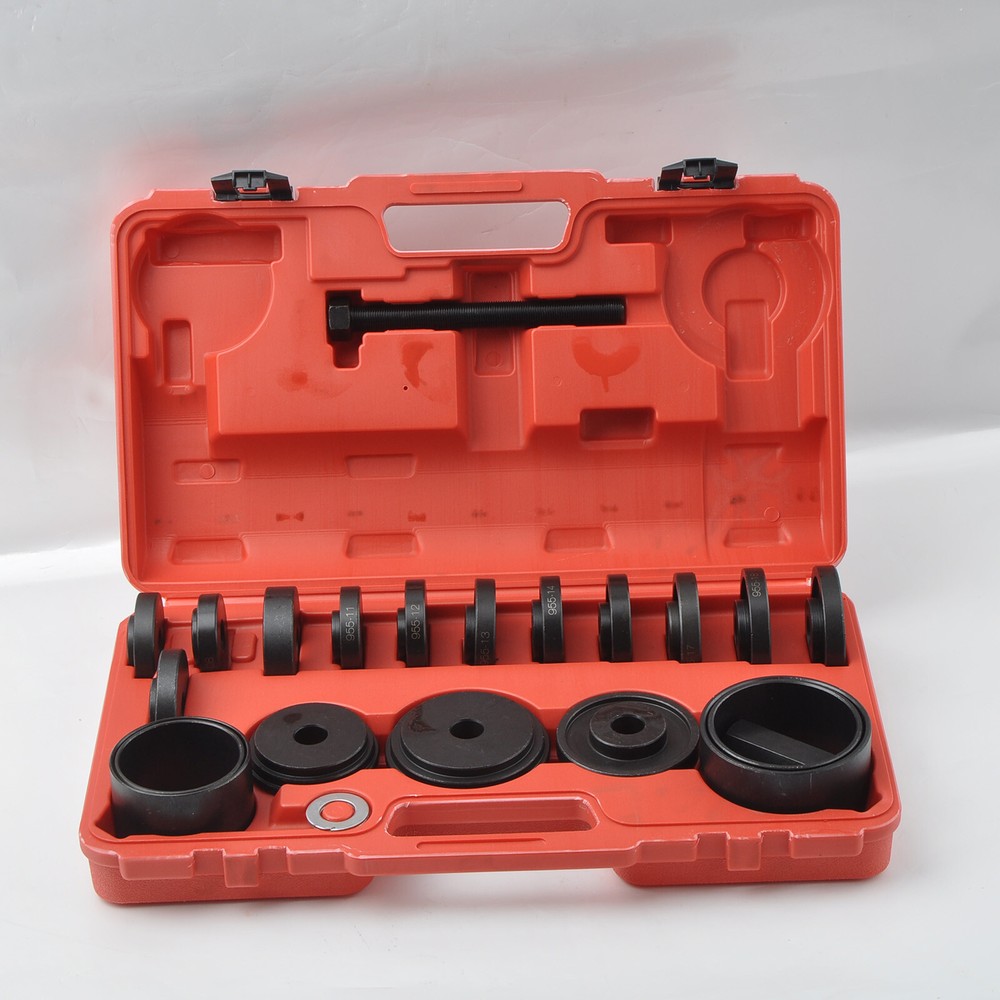 23PC Front Wheel Drive Bearing Adapter Puller Press Replacement Installer Set