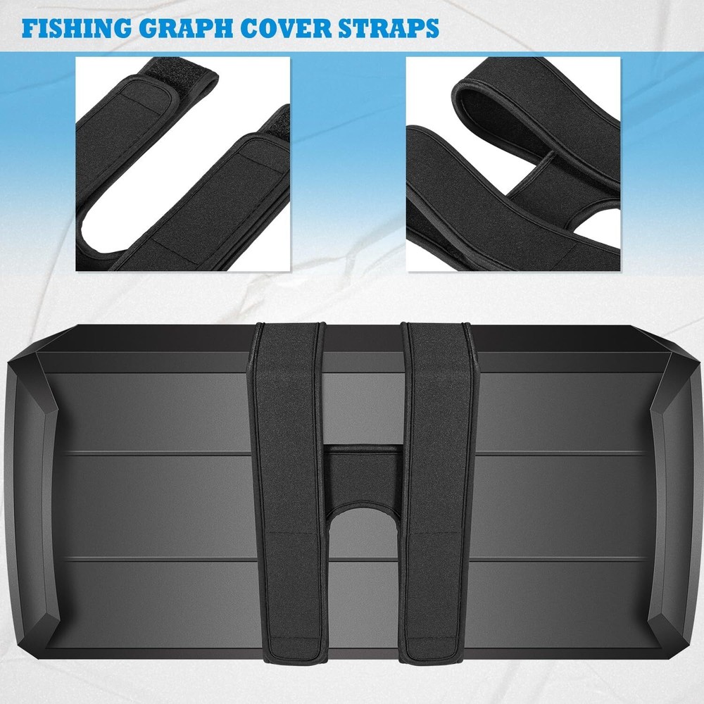 Fish Finder Cover Strap Stabilize Screen Protector for Securing Graph Cover