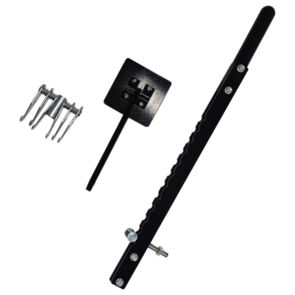 Car Dent Bar Puller Pull Lever Pulling Kit Adjustable Foot with EVA 6 Claw Hooks