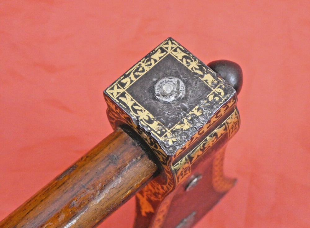MUGHAL TABAR AXE WOOTZ GOLD DIAMOND RUBY EMERALD sword dagger India Persian 18c