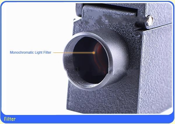 Gemological Gem Refractometer with External Monochromatic Light source Gemstone