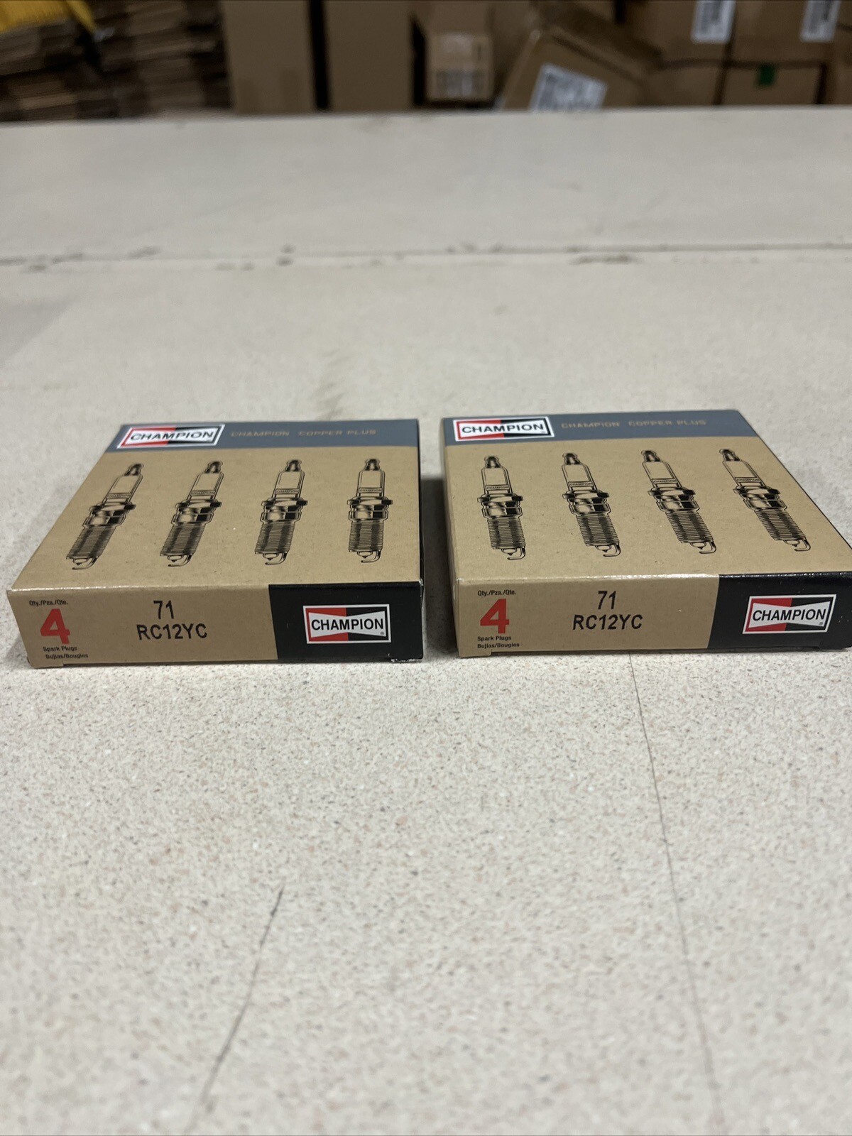 Champion 71 Copper Spark Plug 71S 71G RC12YC (8 Pack)