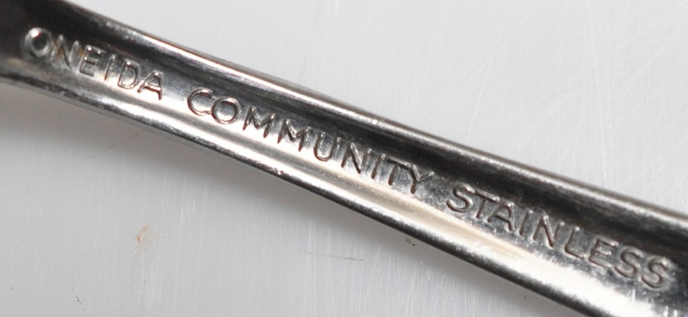 Oneida Community Stainless MY ROSE Flatware- Dinner Spoon