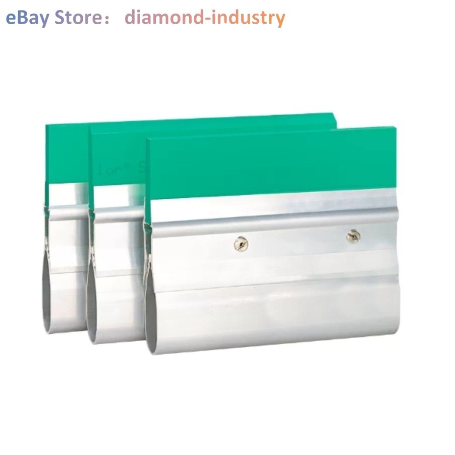 Aluminum made Professional Screen printing Squeegee Tools with rubber scraper