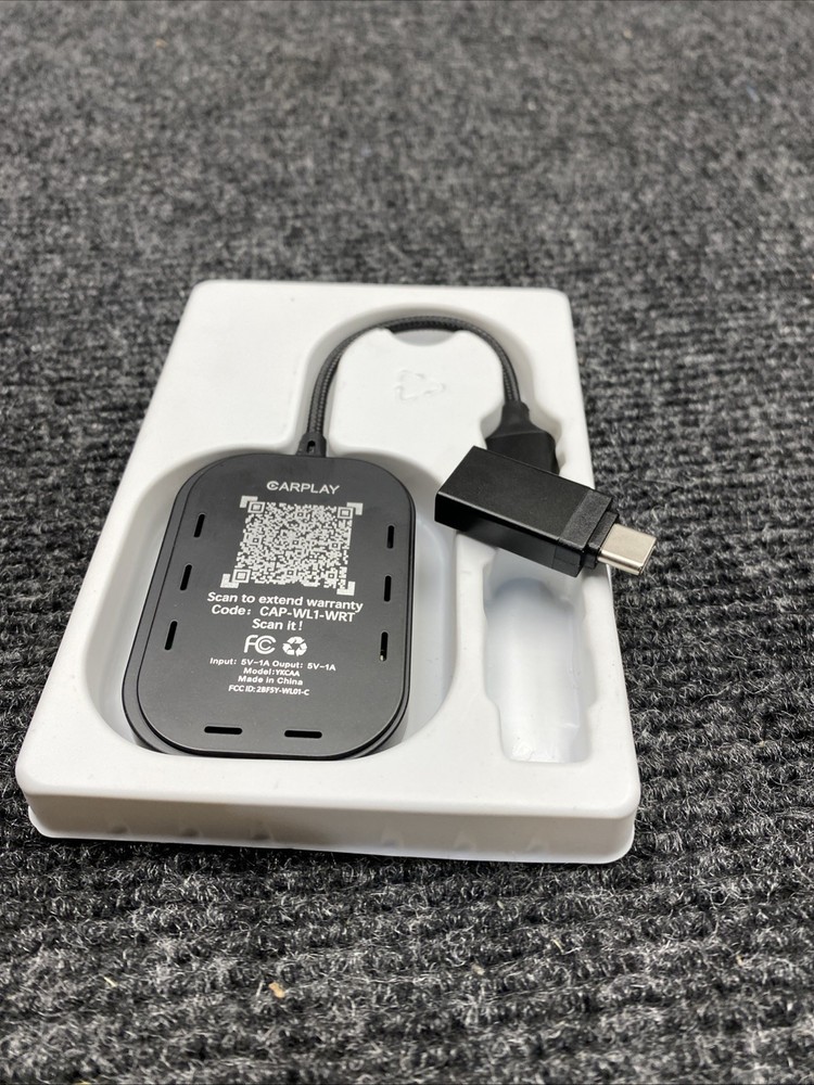 Wireless CarPlay Adapter YKCAA for Apple iPhone Black