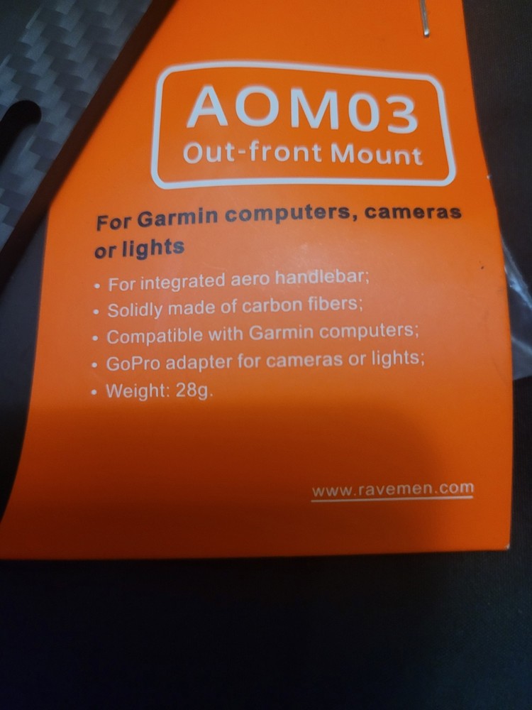 Raveman AOM03 Out-front Mount (Garmin)