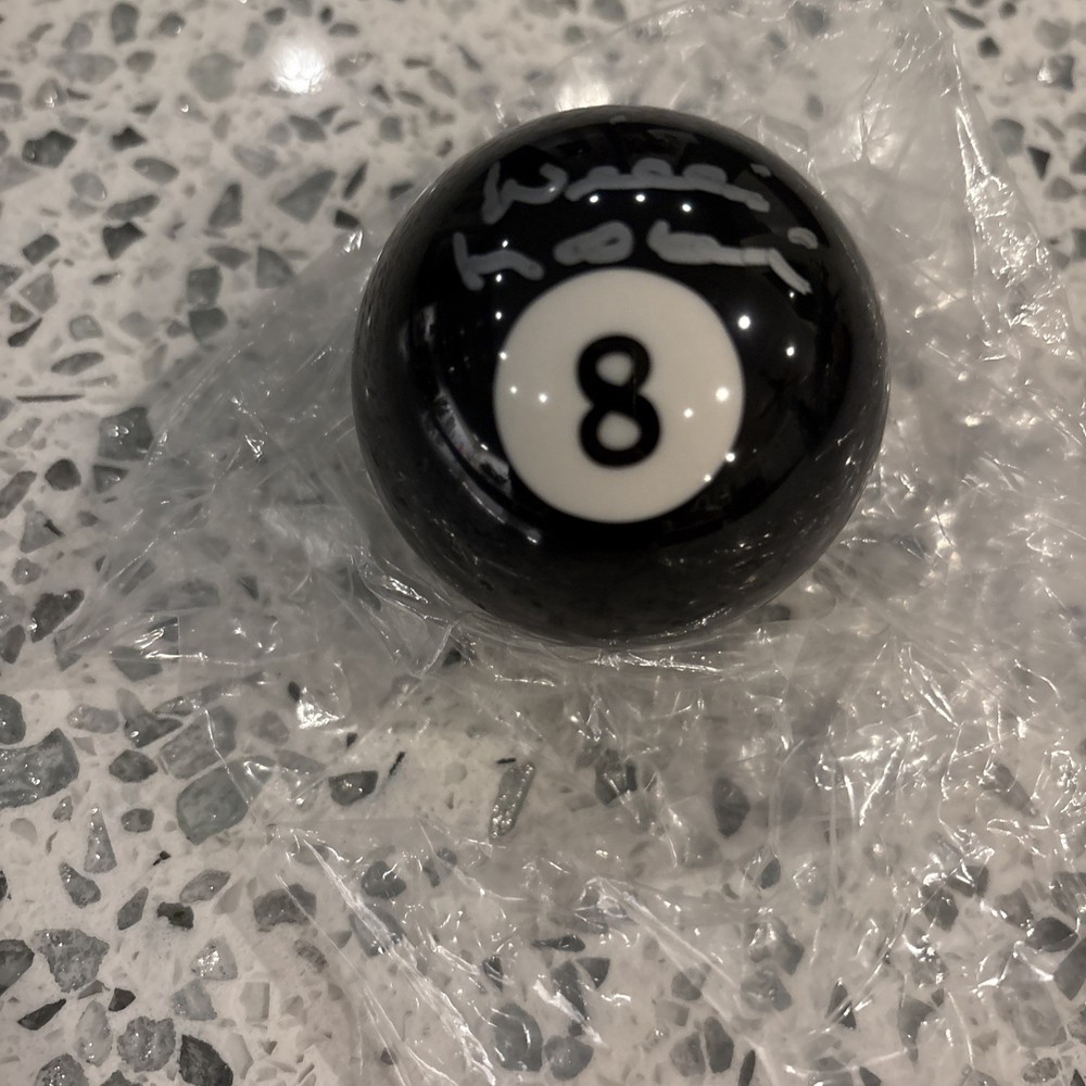 Willie Mosconi Signed Autographed 8 Ball Pool Authentic
