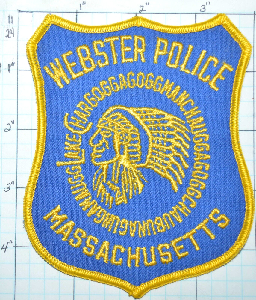 MASSACHUSETTS, WEBSTER POLICE DEPT VINTAGE PATCH