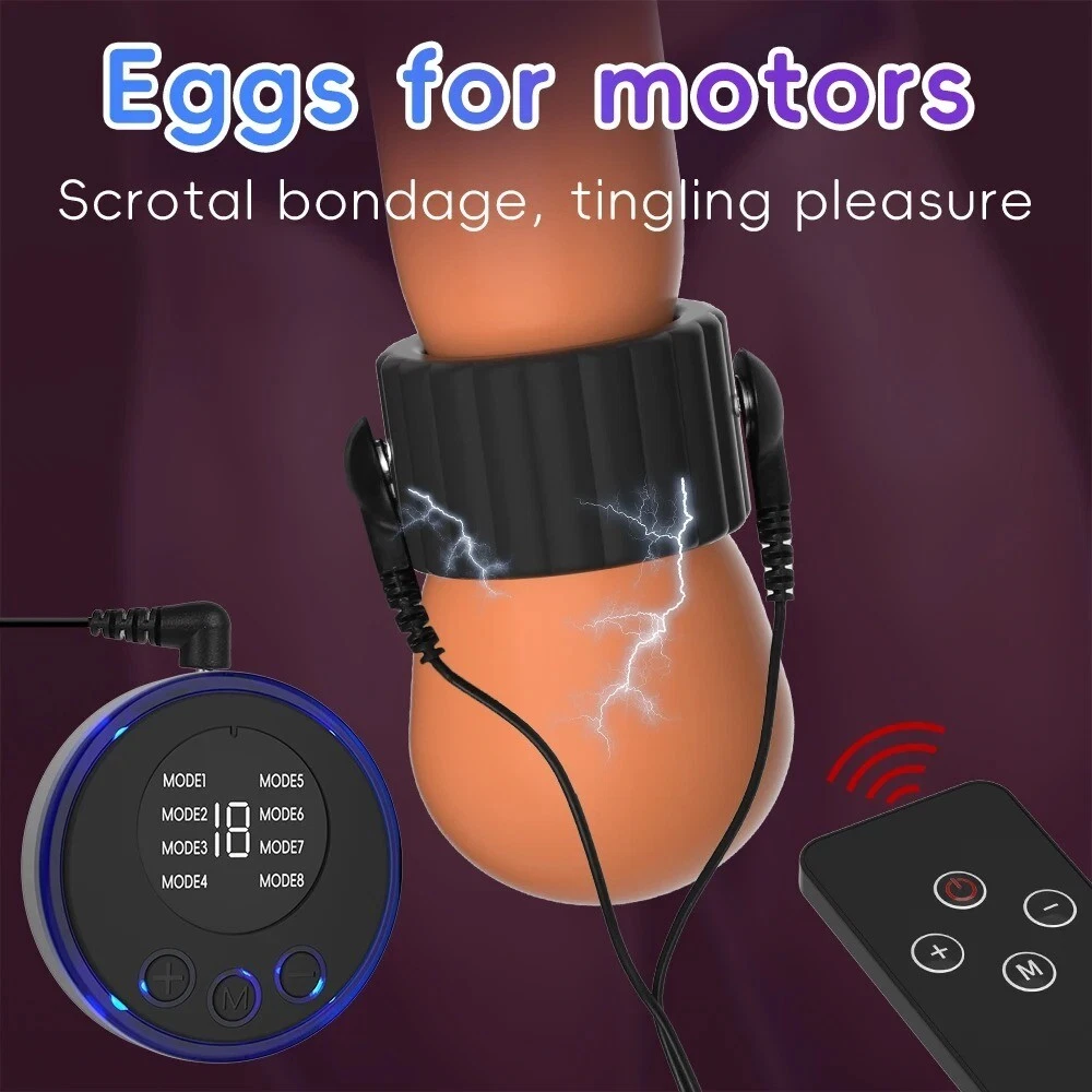 Electric Penis Extender Stretcher Sleeve Penis E-Stim Enhancer Enlarger Set NEW