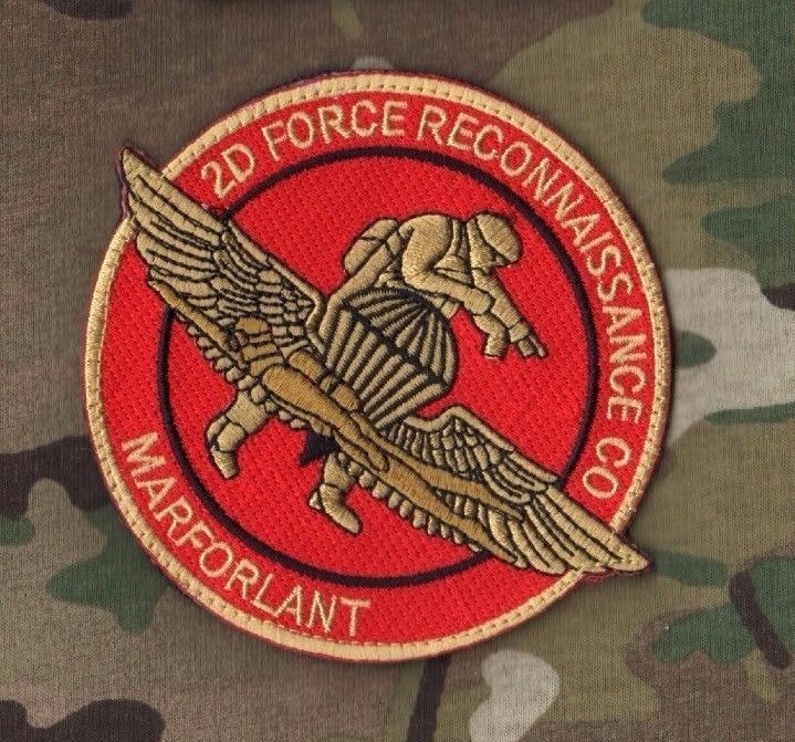 MARFORCOM JOINT TASK FORCE RECON vêlkrö PATCH: PARAMARINE RAIDERS (WW-2 Design)