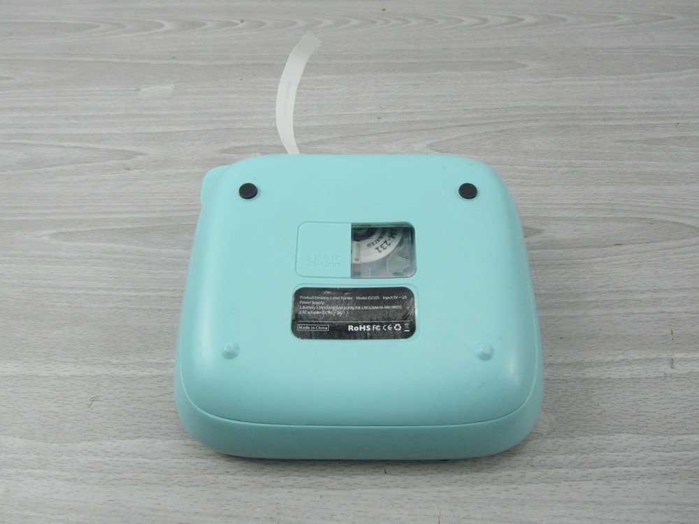 RoHS Pink Desktop Label Maker Machine Printer Model D2105 Tested and ready NICE