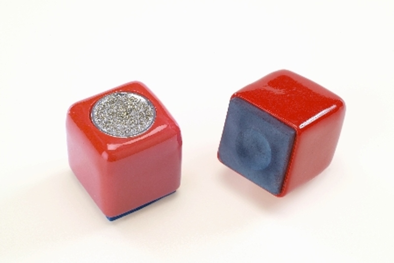 New Chalker - Tip Scuffer - Red - Pool Case Accessory - One Chalker/Scuffer