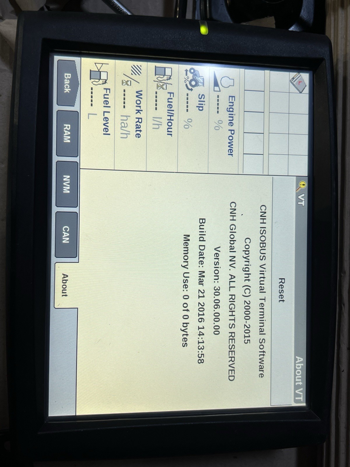 FRED II Case IH AFS PRO 700 color Display Intelliview IV