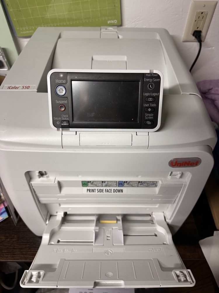 UNINET iColor 550 White Toner Printer + Pro RIP software + Transfer Paper