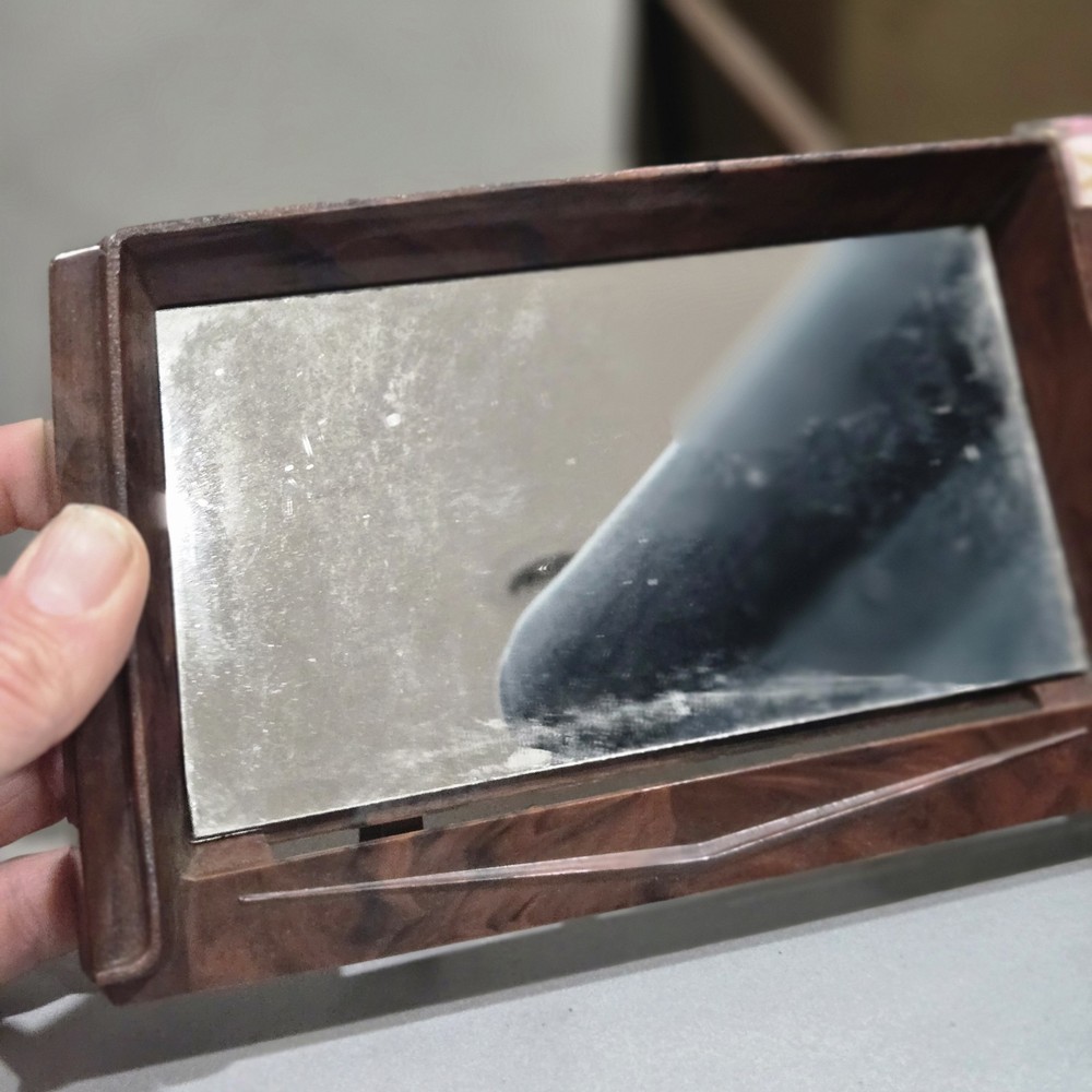 1960's Car Visor Tissue Holder And Mirror