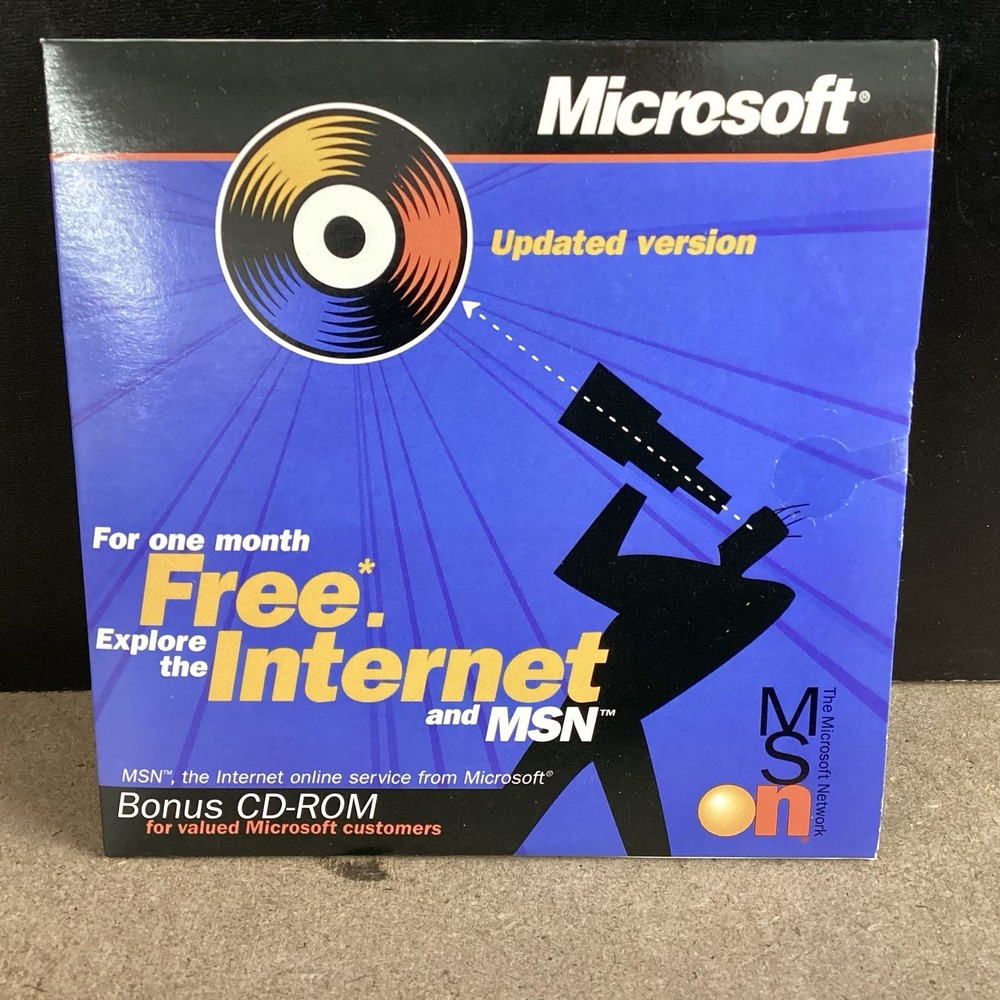 Microsoft MSN Internet CD-ROM Sealed