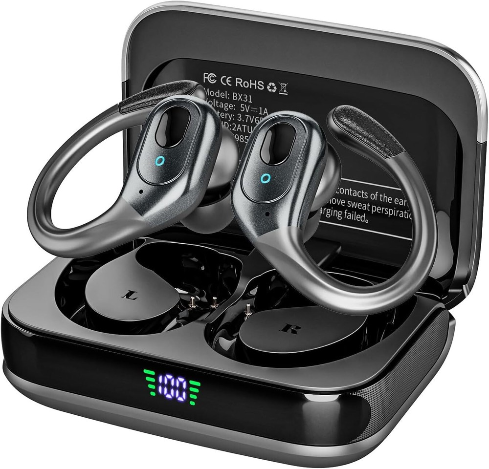 Bluetooth Earbuds 75H Playtime IP7 Waterproof for Running