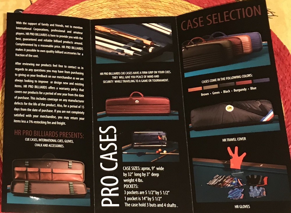 Pool Cue Hard Case HR