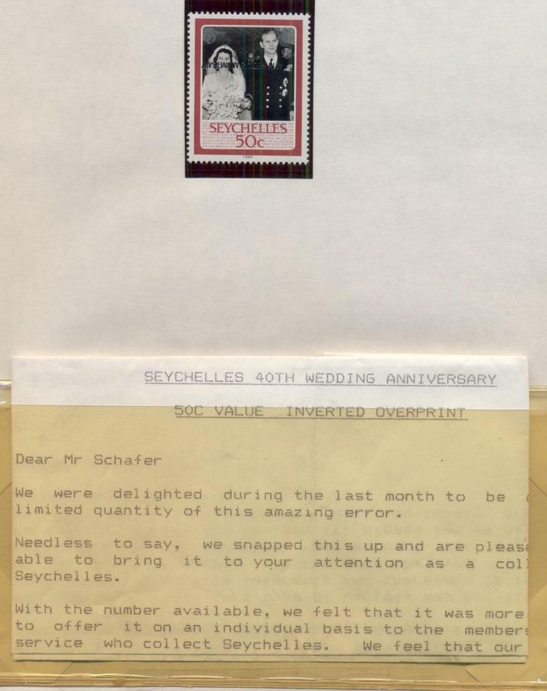 BRITISH AREA ERRORS Collection, 191 Errors & Freaks, all mint, 1980's period