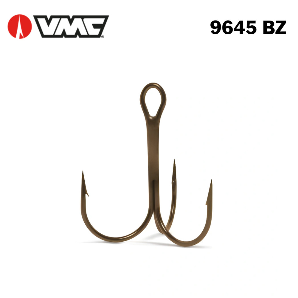 100/1000 pack VMC 9645 Bronze Round Treble, Fine Wire