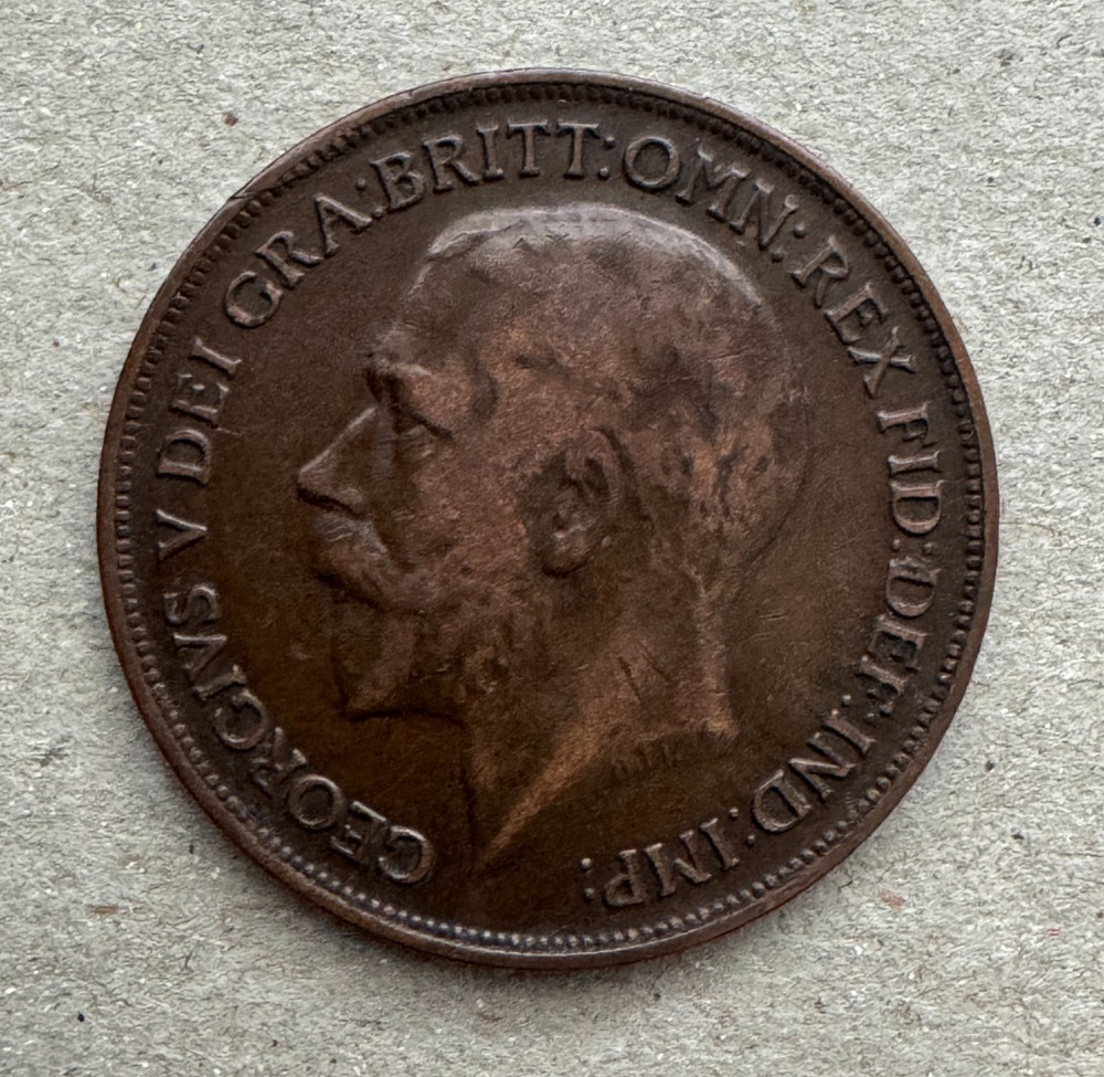 Great Britain, Penny, 1913, KM#810