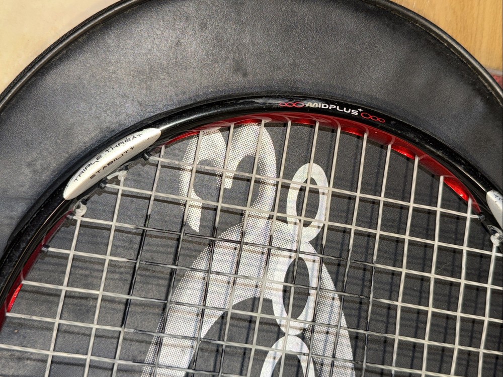Prince O3 Red Midplus Tennis Racket W/case