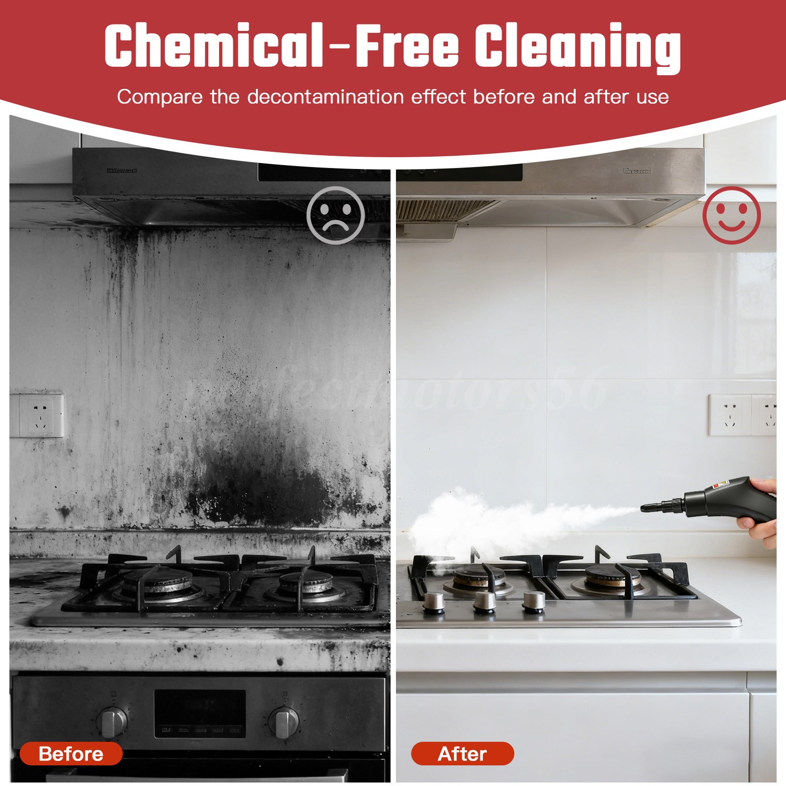 2500W Handheld High Temp Steam Cleaner High Pressure Household Cleaning Machine