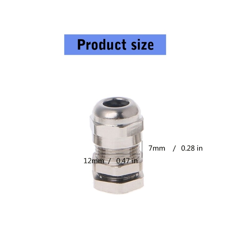 3 Pcs Cable Connectors Wire Protectors Cable Gland Joints Waterproof Adjustable