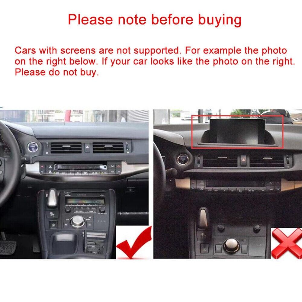 For 2011-2018 LEXUS CT200 Android 13 Apple CarPlay GPS Navigation Stereo Radio