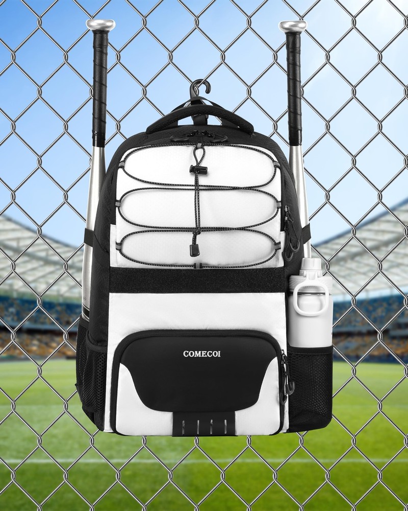 Softball Bag, Lightweight Baseball Backpack with Shoes Compartment, Baseball ...