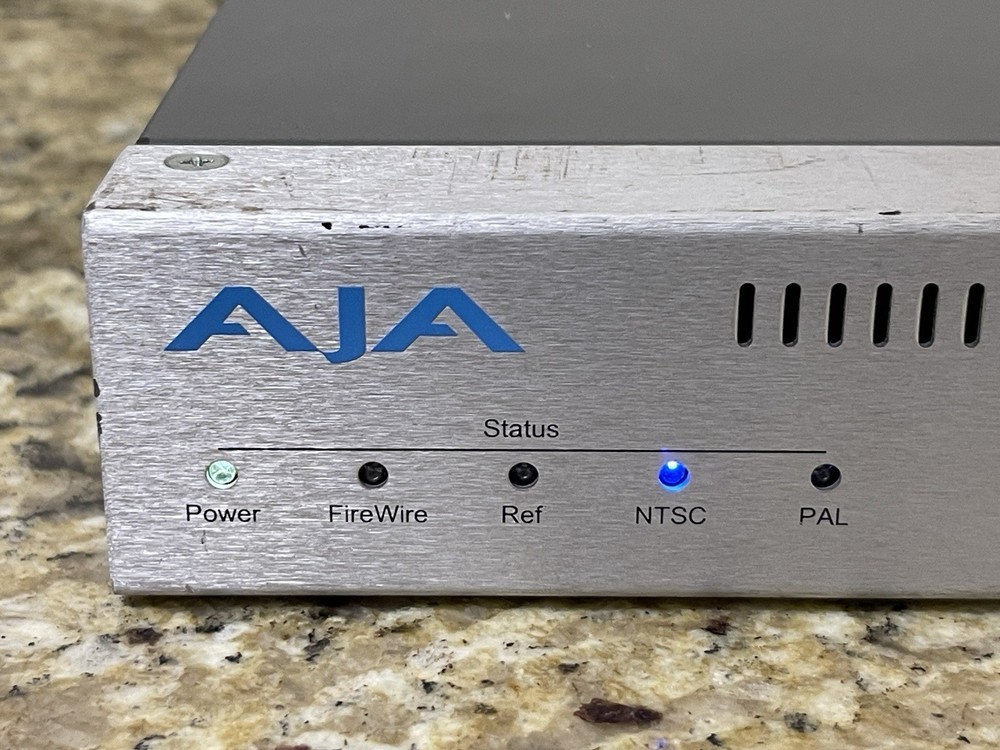 AJA Io LA External Video Capture Device 10-bit Analog Uncompressed Breakout Box