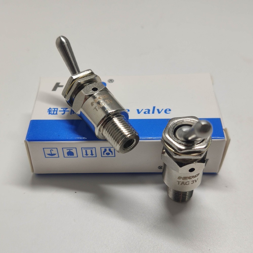 10PCs pneumatic toggle valve For TAC-3V