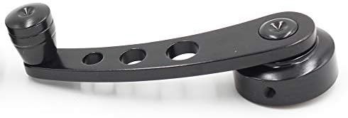 Car Window Handle, Universal Fit, Black, 2pc