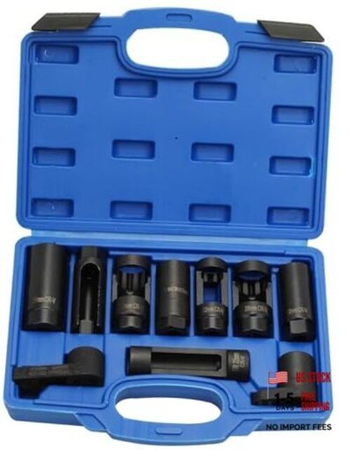 10pcs Oxygen Sensor Socket Set Sensor Oil Pressure Sending Unit Socket Set
