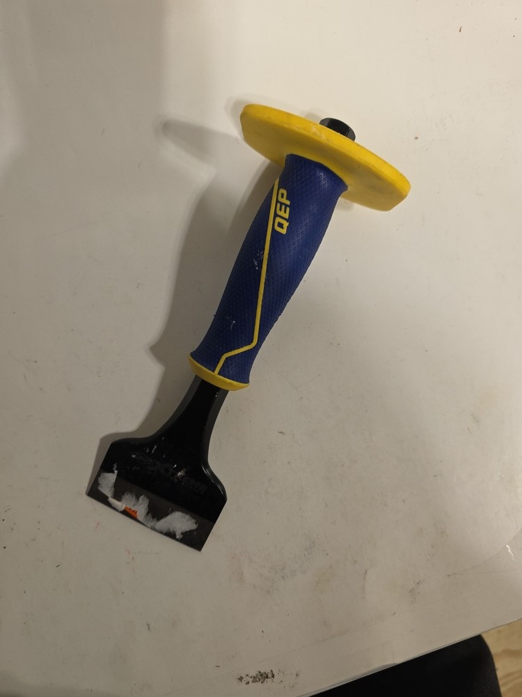 QEP Xtreme Heavy-Duty Chisel 3Inch Blade Width. Hand Tool