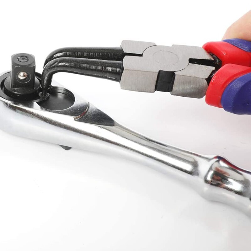 WORKPRO 4PCS 7" Snap Ring Pliers Set Heavy Duty Internal/External Circlip Pliers