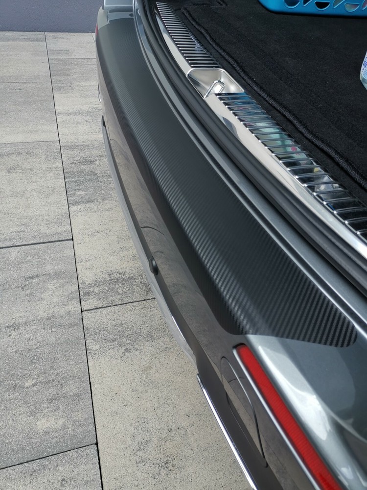 Load sill guard suitable for Ford B-Max from 2012 carbon paint protection