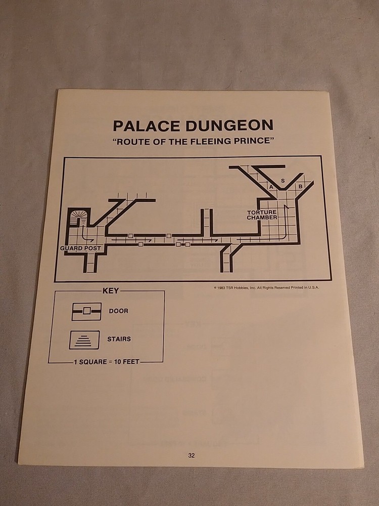 Vintage Dungeons & Dragons Lot EX1 & EX2 Fine Condition