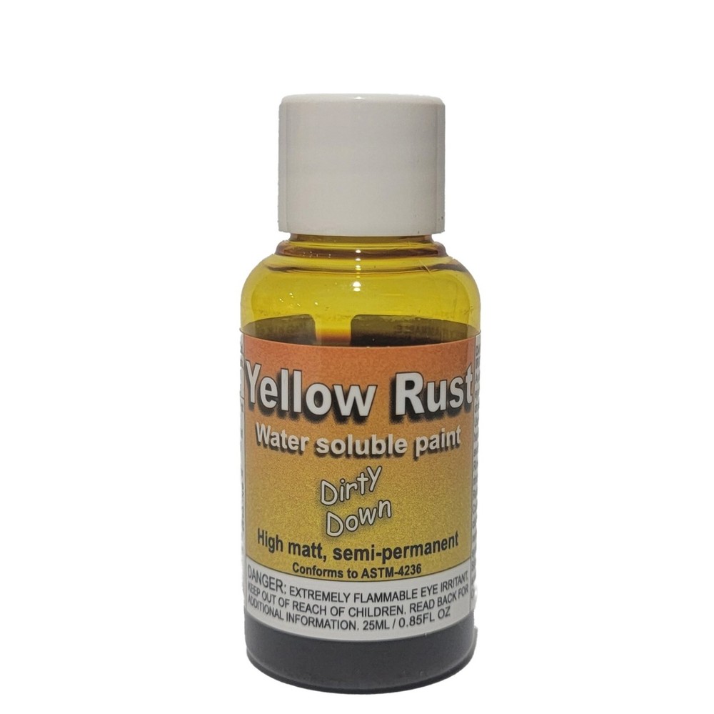 Dirty Down Yellow Rust - Water Soluble Weathering Effects (25ml) - New