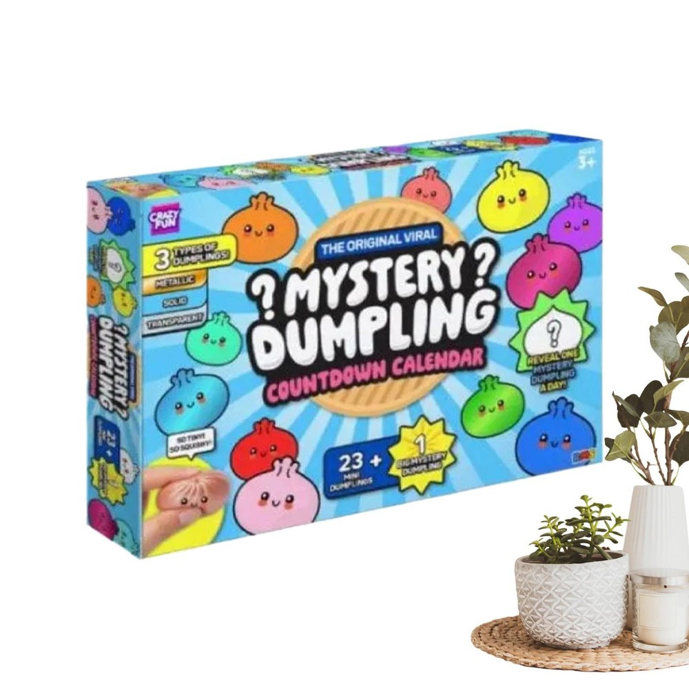 Crazy Fun Mystery Dumpling Countdown Calendar Dumpling Squishy Sensory Toy Set